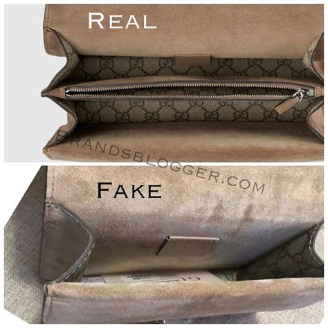 gucci bag with fake written on it|inside a real Gucci bag.